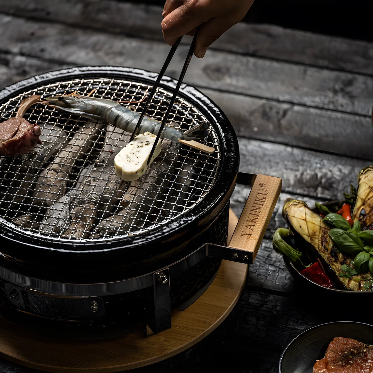 Yakiniku Shichirin Tondo Ø34,5 cm – Griglia da Tavolo Giapponese per 2-6 Persone