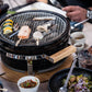 Yakiniku Shichirin Tondo Ø34,5 cm – Griglia da Tavolo Giapponese per 2-6 Persone
