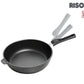 Risolì Padella alta induzione salvaspazio in alluminio antiaderente Platinun Plus Chemours 24 cm con manico removibile 01104INS/24T