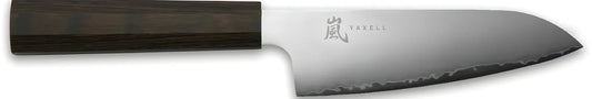 Yaxell HANA Coltello Santoku Lama 12,5 cm – Acciaio MOVAX, Manico Pakka Ottagonale