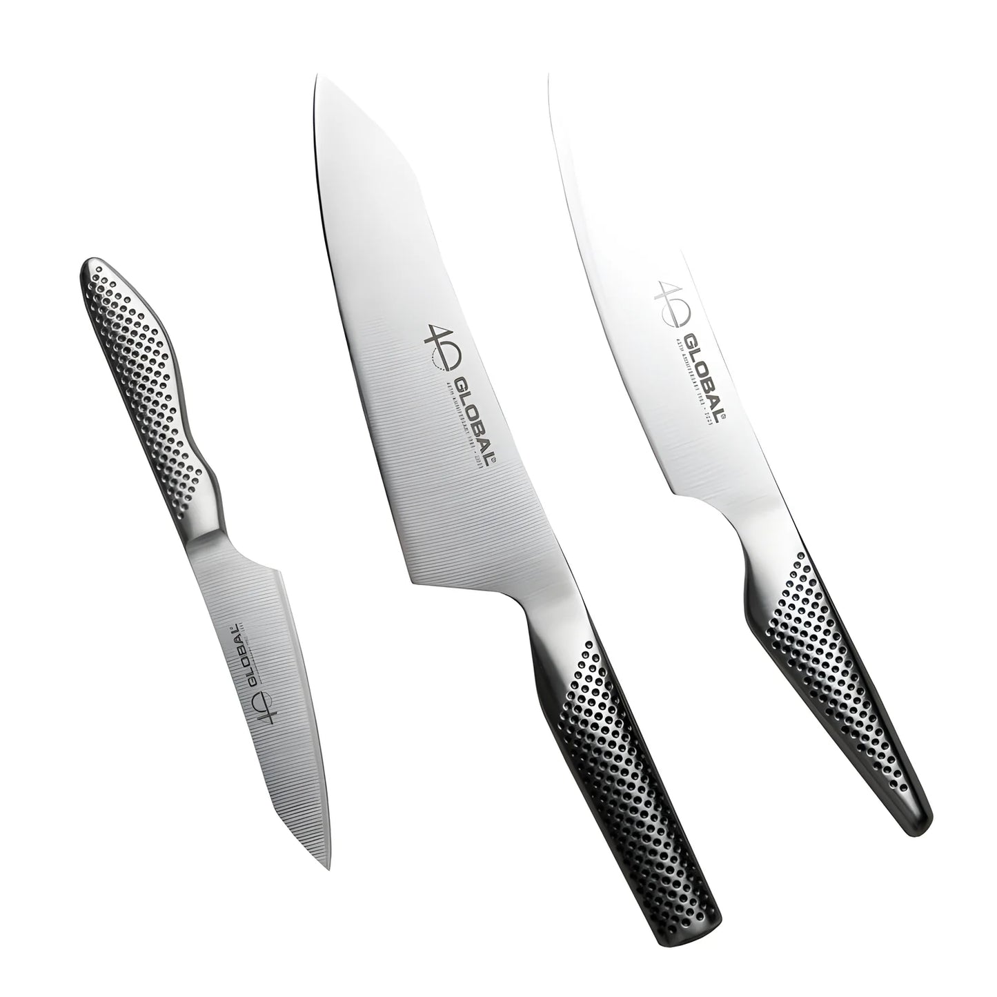 Set di coltelli da 3 pezzi "40th Anniversary Global" cm 18/15/11 G-458110AN