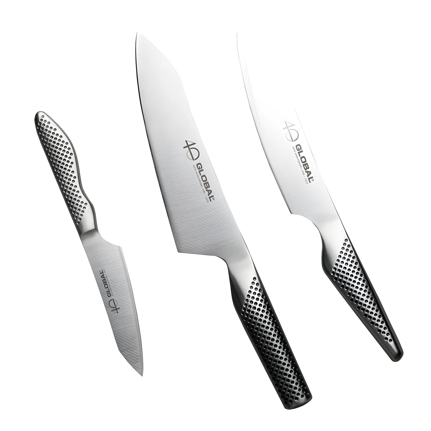 Set di coltelli da 3 pezzi "40th Anniversary Global" cm 18/15/11 G-458110AN