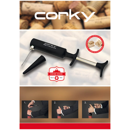 Cavatappi a pressione Corky in scatola regalo standard cm 19x10