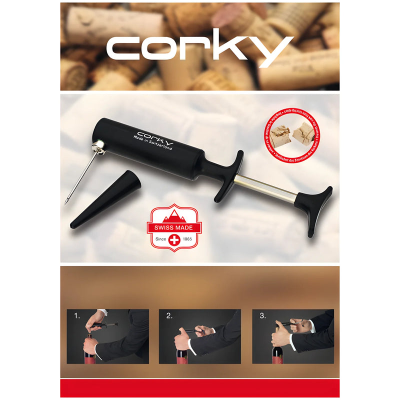 Cavatappi a pressione Corky in scatola regalo standard cm 19x10