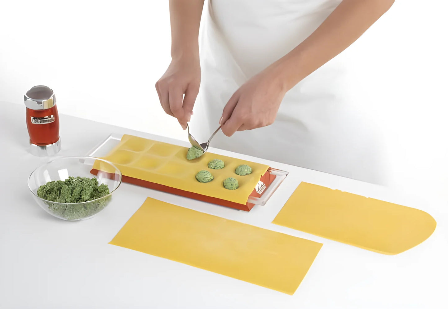 Marcato Ravioli Tablet rosa pasta ripiena veloce RT-POWD-RSA
