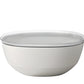 Mepal Insalatiera Ciotola da portata Silueta con coperchio - Bianco nordico l 5/cm Ø30,1x12,7