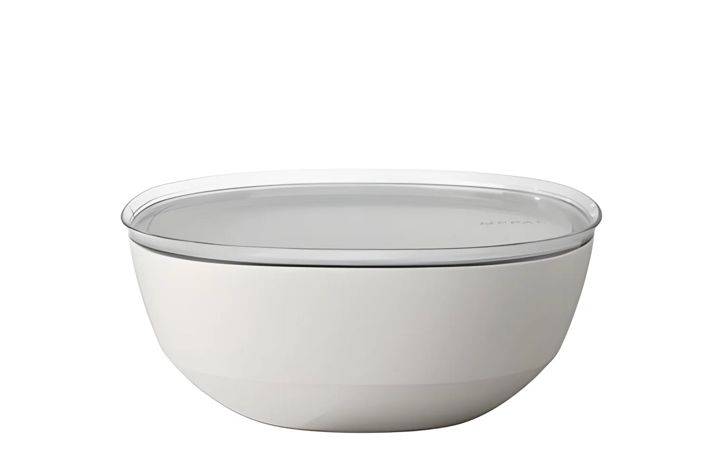 Mepal Insalatiera Ciotola da portata Silueta con coperchio - Bianco nordico l 5/cm Ø30,1x12,7