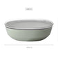 Mepal Insalatiera Ciotola da portata Silueta con coperchio - Bianco nordico l 4/cm Ø30,1x9,2