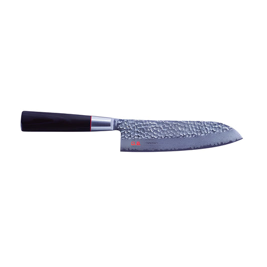 Suncraft SENZO Classic coltello Santoku VG-10 17cm Damascato martellato 33 Strati SZ-04