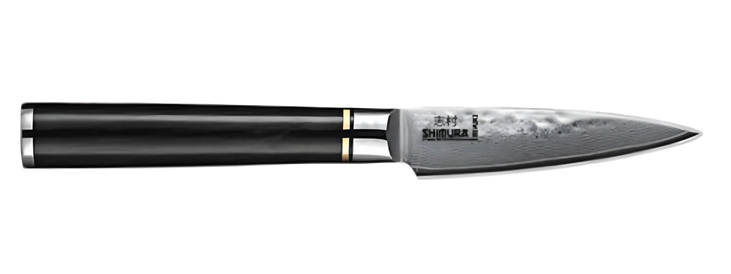 Shimura MIYUKI coltello spelucchino damascato martellato 67 strati 3,5"/9 cm
