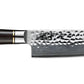 Shimura MIYUKI coltello Santoku da cuoco Chef orientale adatto a tutti gli usi damascato martellato 7"/18 cm