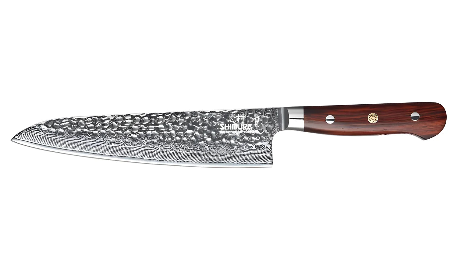 Shimura PRO coltello Chef cuoco damascato martellato 67 strati 8"/20 cm