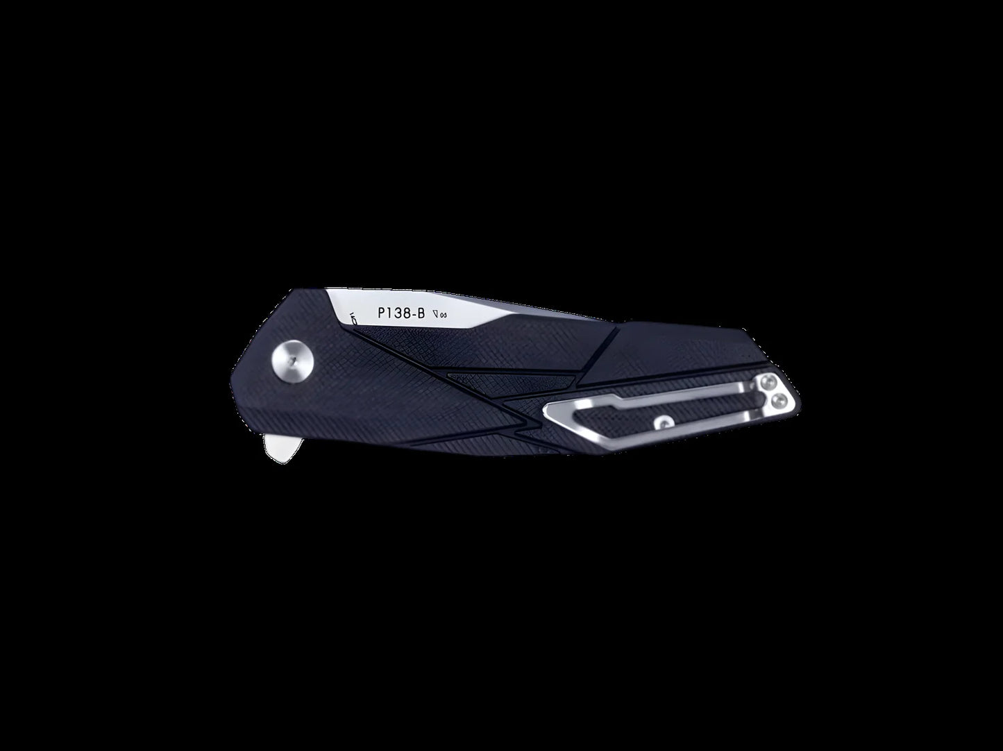 Ruike coltello serramanico apertura Flipper Nero P138-B