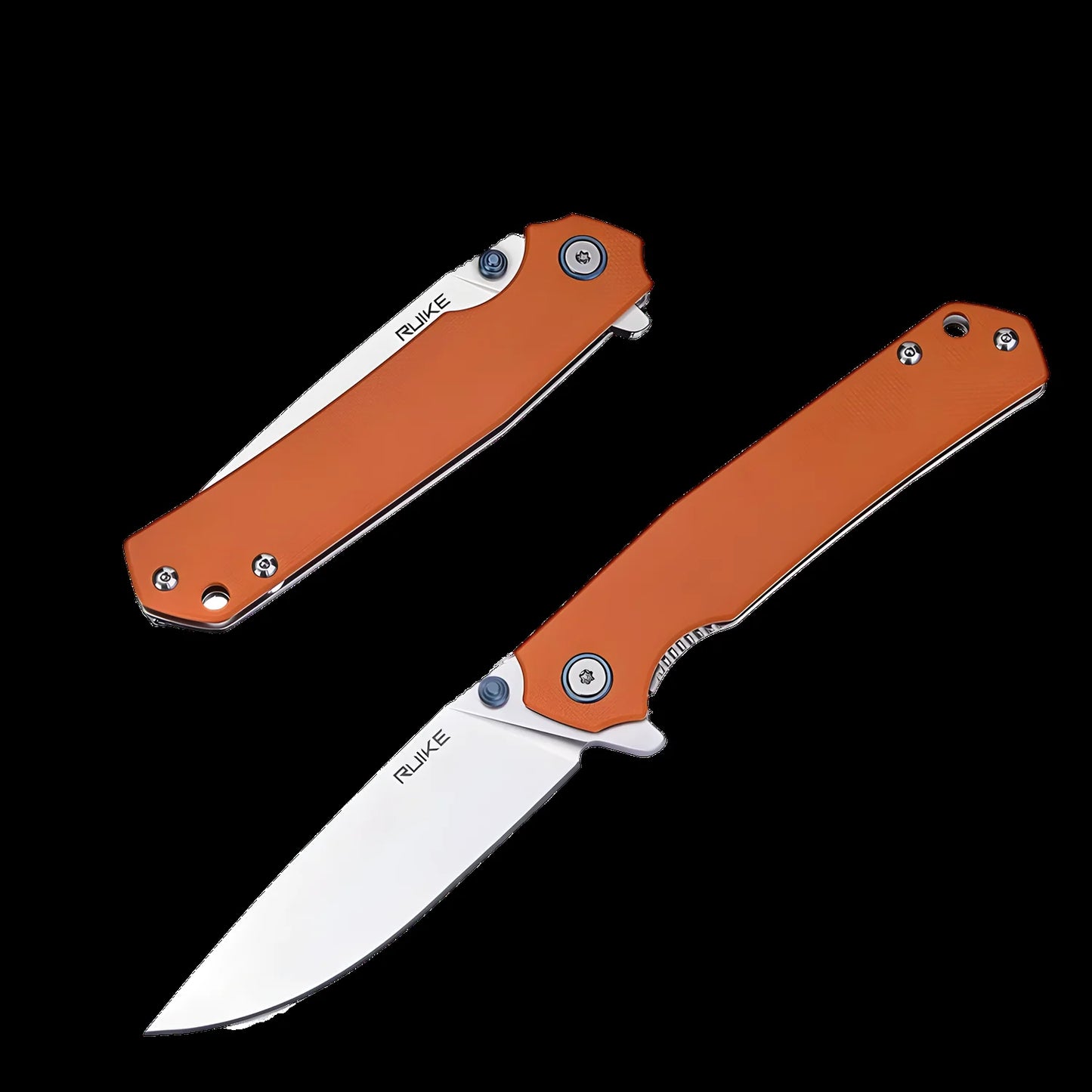 RUIKE P801J Coltello serramanico con blocco lama Manici G10 arancione