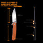 RUIKE P801J Coltello serramanico con blocco lama Manici G10 arancione