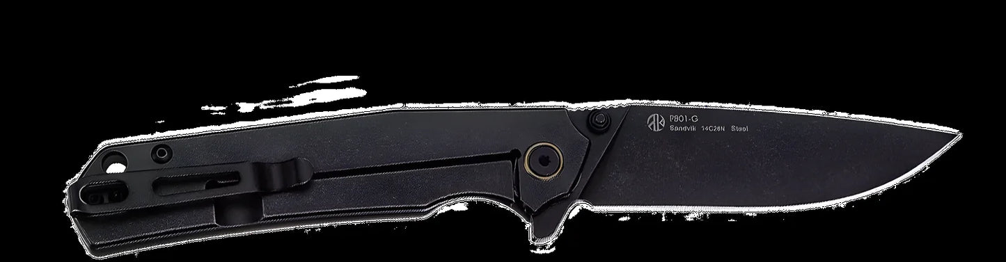 RUIKE P801G Coltello serramanico con blocco lama Manici G10 Verdi