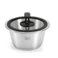 Kookvision Coperchio in vetro con bordo in silicone Nesto cm Ø24