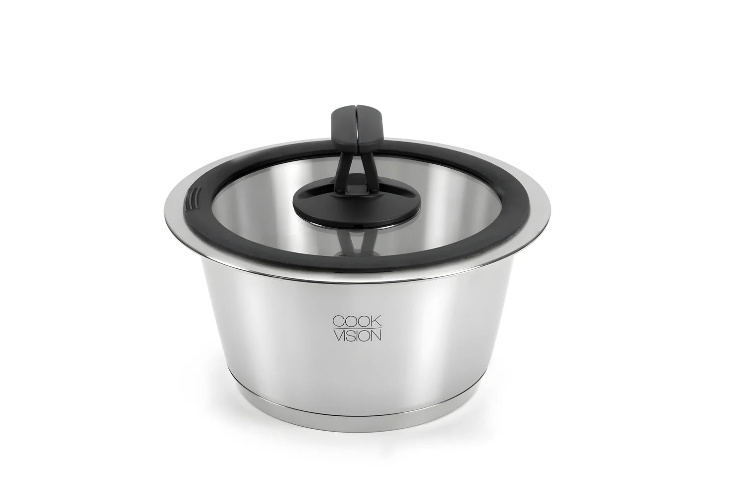 Kookvision Coperchio in vetro con bordo in silicone Nesto cm Ø24