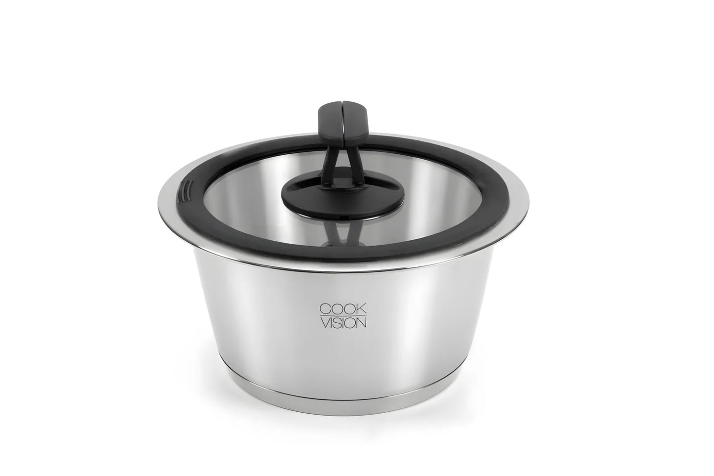 Kookvision Coperchio invetro con bordo in silicone Nesto cm Ø22