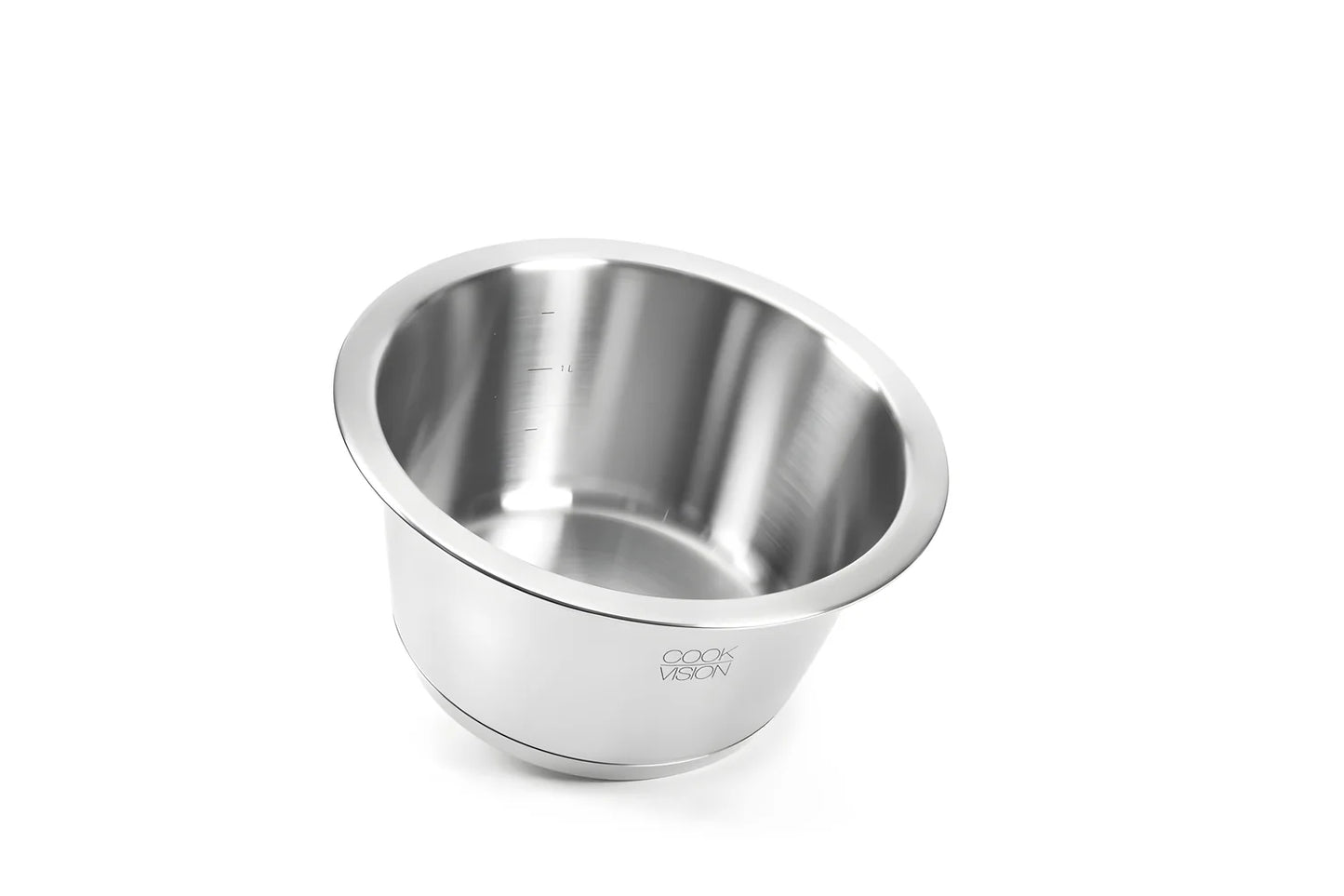 Cookvision Casseruola con scala graduata all'interno "Nesto" cm Ø18x10/l 2 adatto anche all'induzione