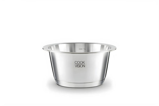 Cookvision Casseruola con scala graduata all'interno "Nesto" cm Ø16x8,5/l 1,3 adatto anche all'induzione