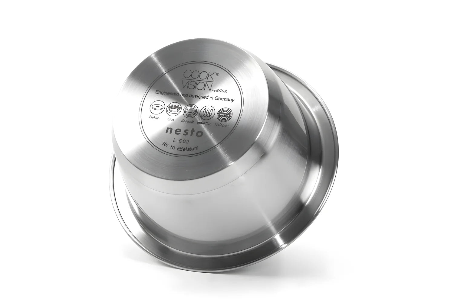 Cookvision Casseruola con scala graduata all'interno "Nesto" cm Ø16x8,5/l 1,3 adatto anche all'induzione