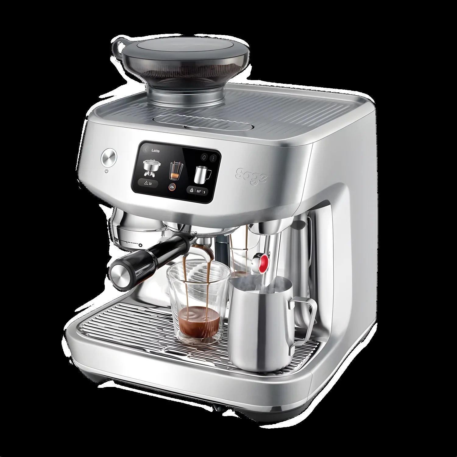 Sage the Oracle Jet caffè perfetto macinatura dosaggio e pressa punto di riferimento per l'espresso