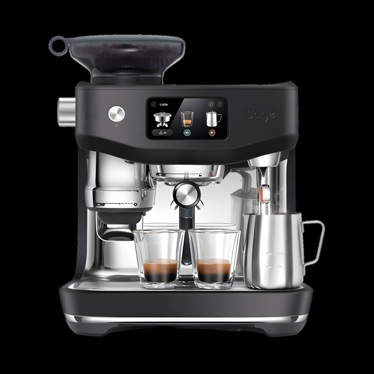 Sage the Oracle Jet Tartufo nero caffè perfetto macinatura dosaggio e pressa punto di riferimento per l'espresso SES985BTR4EEU1
