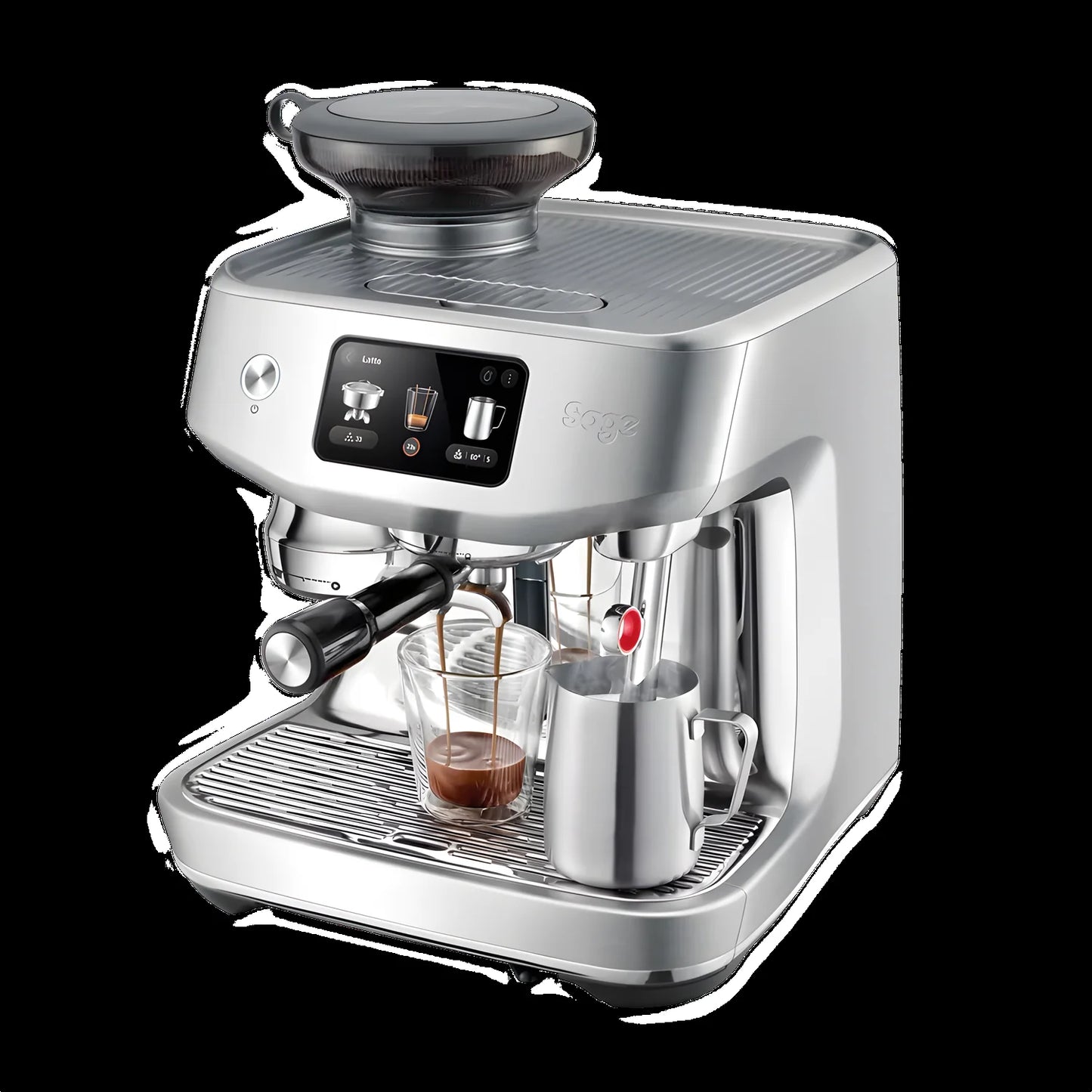 Sage the Oracle Jet Tartufo nero caffè perfetto macinatura dosaggio e pressa punto di riferimento per l'espresso SES985BTR4EEU1