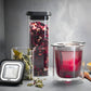 Gefu Set di tre barattoli in vetro borosilicato per dispensa con tappo trasparente ermetico impilabile PANTRY mini 12811