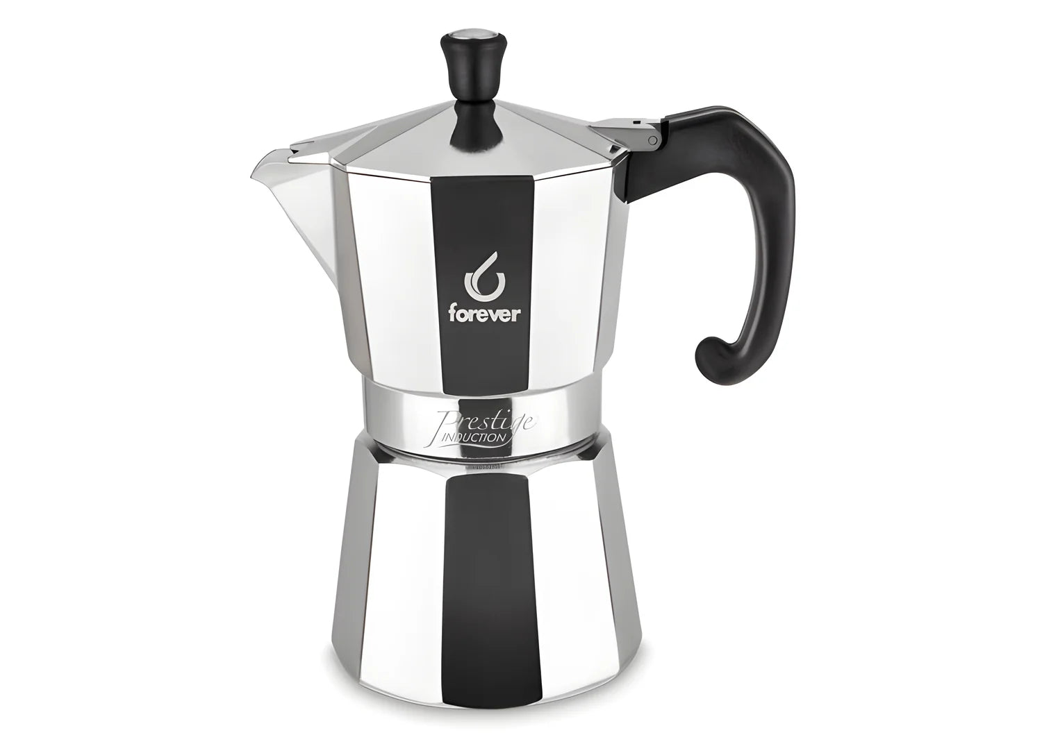 Forever "Miss moka Prestige" alluminio induzione 6 tazze 120403