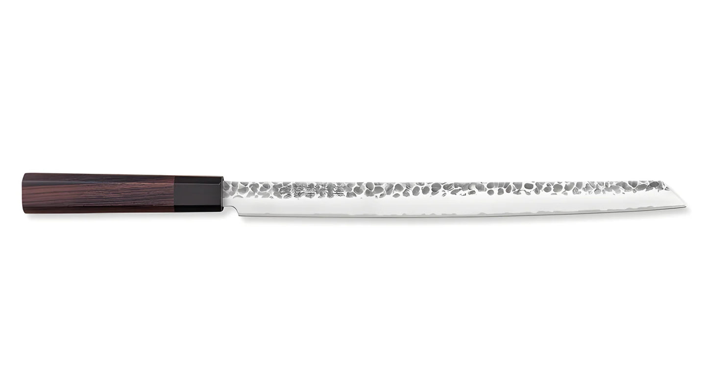 Sunkraft Coltello martellato damascato per prosciutto 30 cm ZDP 189 Burja