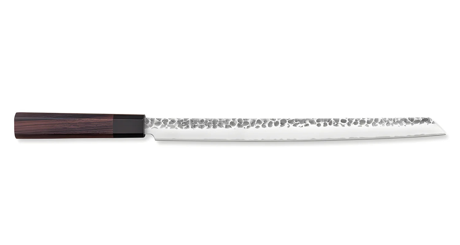 Sunkraft Coltello martellato damascato per prosciutto 30 cm ZDP 189 Burja
