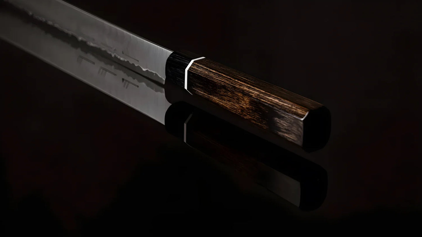 Suncraft Coltello damascato da prosciutto 300mm (11.8") SG2 Burja