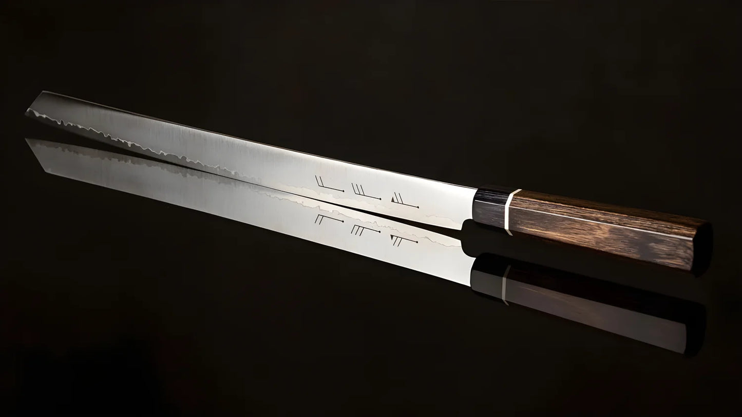 Suncraft Coltello damascato da prosciutto 300mm (11.8") SG2 Burja