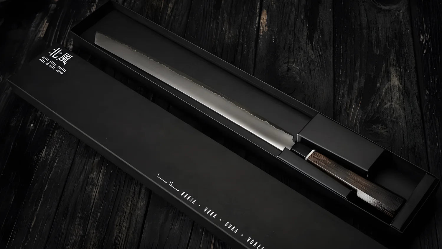 Suncraft Coltello damascato da prosciutto 300mm (11.8") SG2 Burja