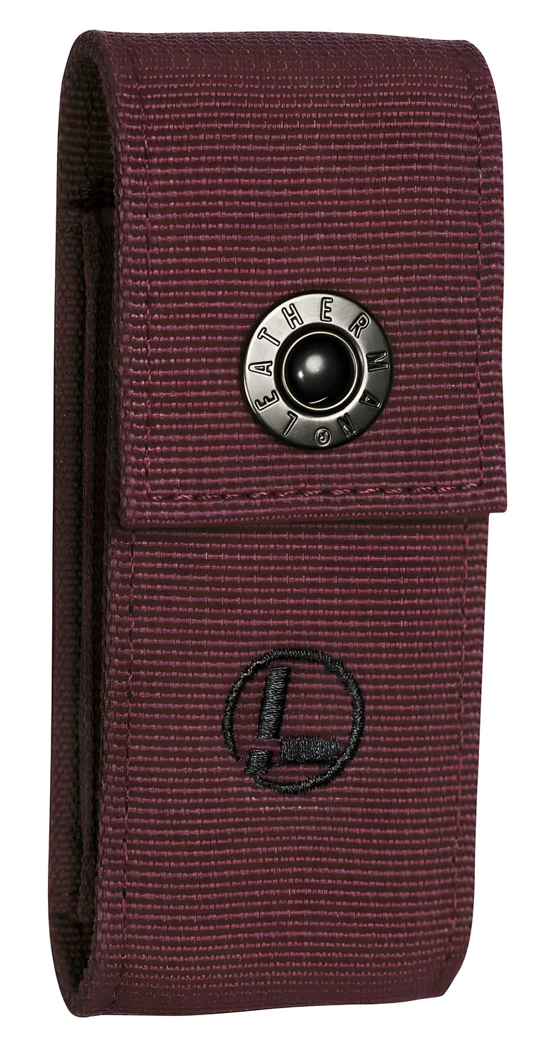 Leatherman Rebar Heathered Cranberry pinza multifunzione con fodero LM833317