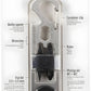 Nite Ize moschettone inox multifunzione chiave a cricchetto DoohicKey KMTRT-11-R