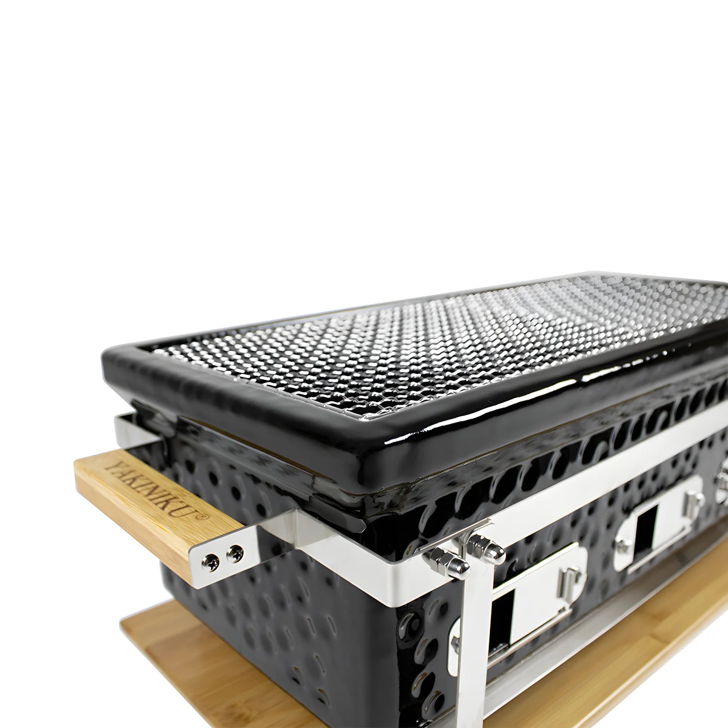YAKINIKU Shichirin Large Rettangolare – Griglia da Tavolo Konro per 4-8 Persone