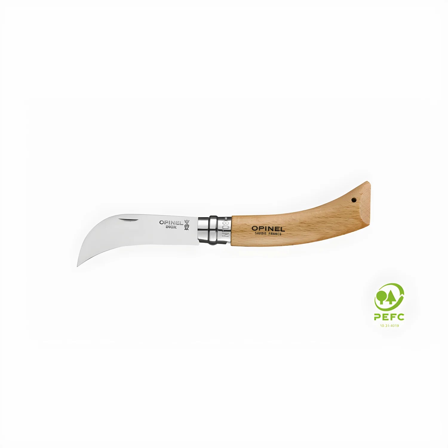Opinel mezza roncola cm 8 in acciaio inox da Innesto N°08