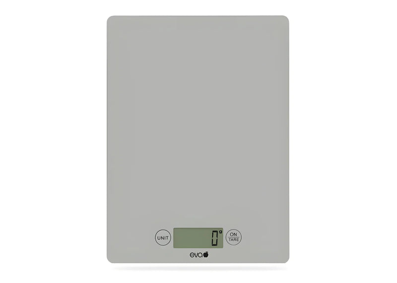 Eva bilancia cucina digitale capacità 5kg divisione 1g piano in vetro 033322