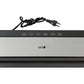 Eva macchina per sottovuoto che permette anche la cottura sous-vide in inox e plastica nera 115w vs9010
