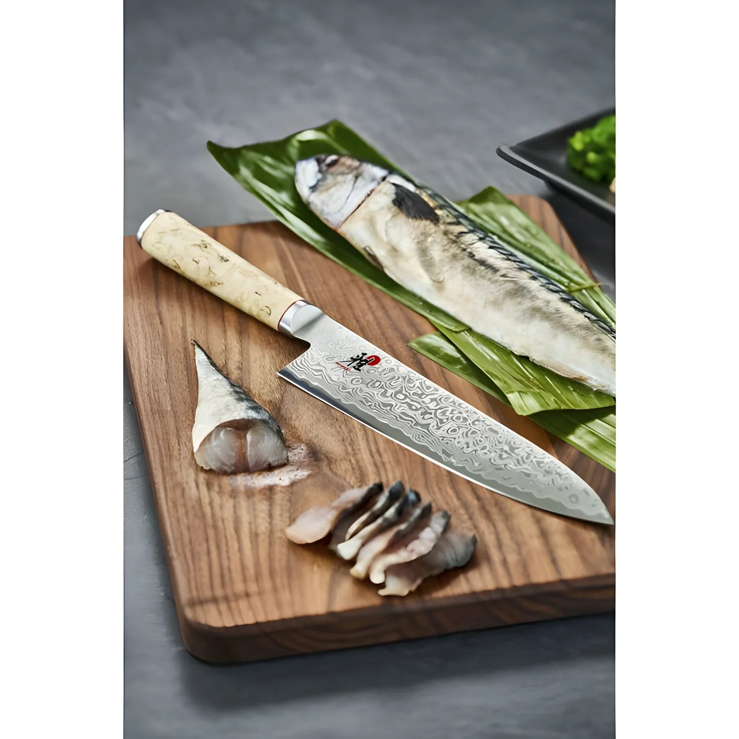 Miyabi 5000 MCD Coltello da Cuoco Gyutoh 20 cm – Acciaio MC63 63 HRC, Damascato