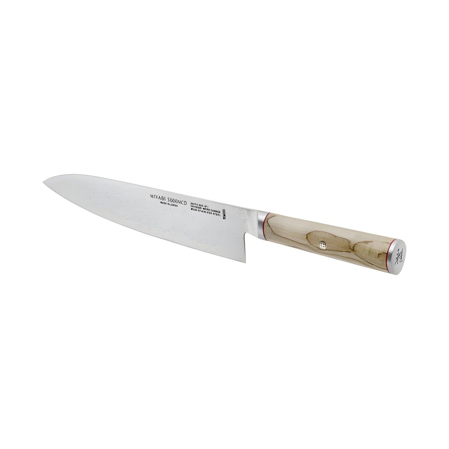 Miyabi 5000 MCD Coltello da Cuoco Gyutoh 20 cm – Acciaio MC63 63 HRC, Damascato