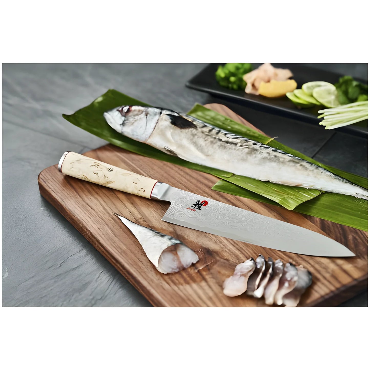 Miyabi 5000 MCD Coltello da Cuoco Gyutoh 20 cm – Acciaio MC63 63 HRC, Damascato