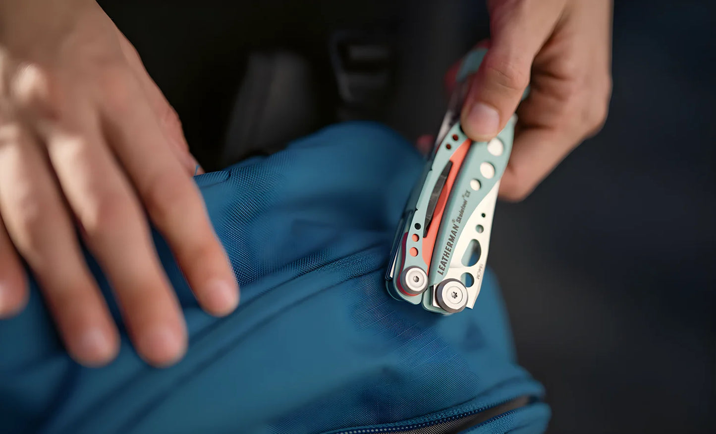Leatherman pinza multiuso Skeletool CX Colore onice 831557