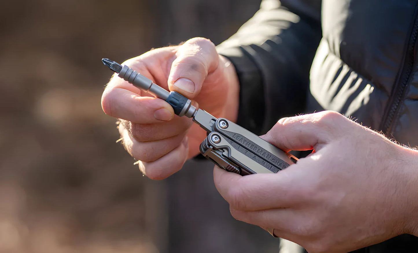 Leatherman Cricchetto Magnetico 3 Vie per inserti adatti 931030