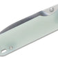 QSP coltello serramanico Parrot lama 82 mm in D2 impugnatura in G-10 QS102-C giada
