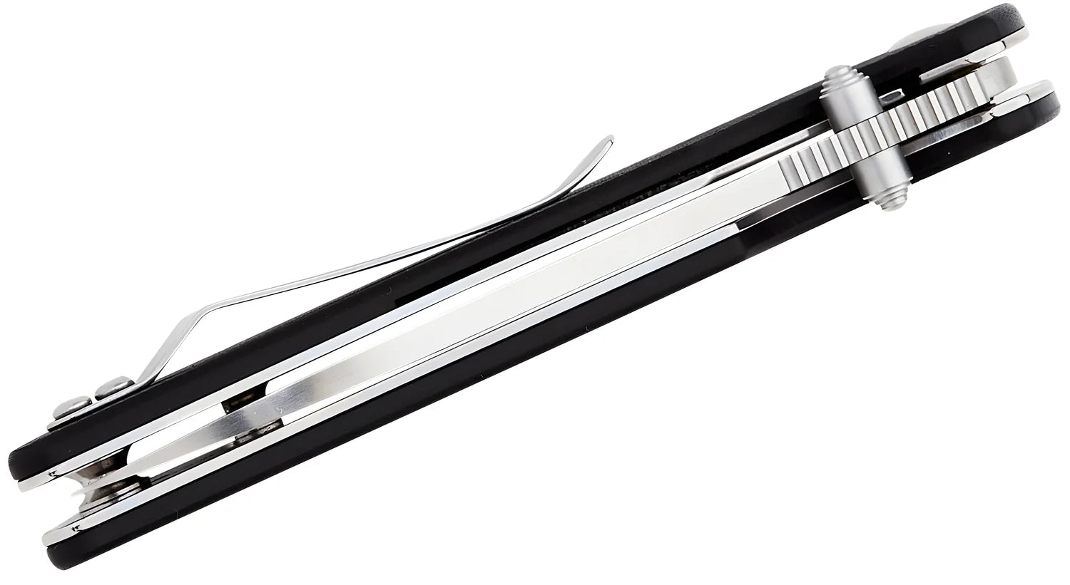 QSP coltello serramanico lama 82 mm in D2 impugnatura G10 nero G-10 QS102-A