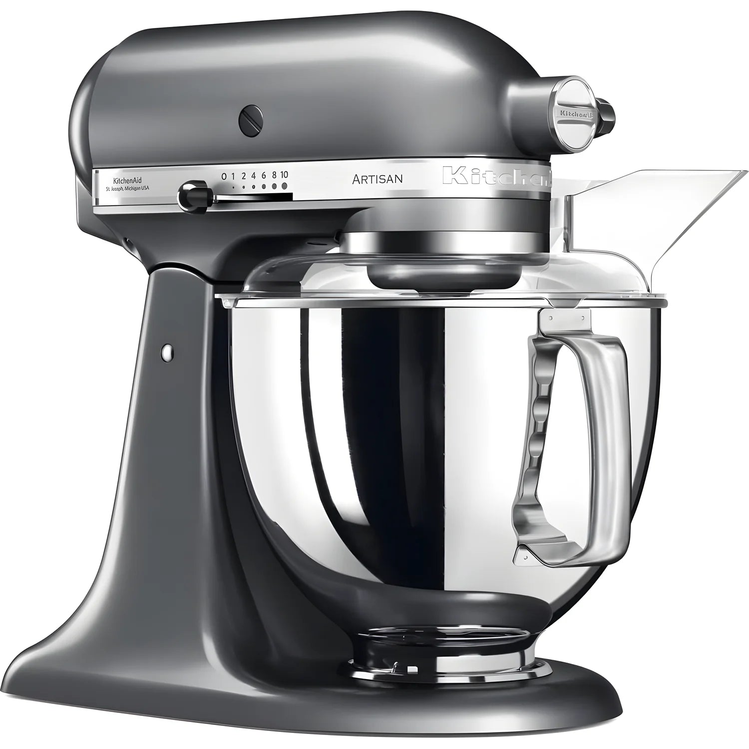 KitchenAid Planetaria Artisan con testa reclinabile 4,8L Argento + Accessori